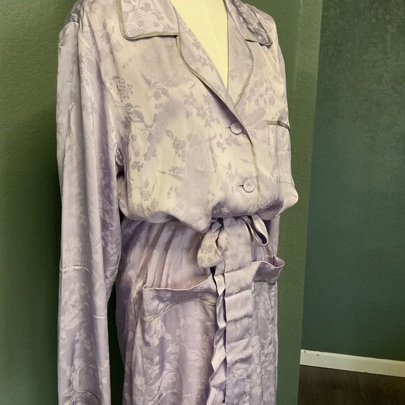 BOTTEGA VENETA lilAc viscose 2018 FLORAL JACQUARD Jumpsuit, Size 42, Large, NWT - Picture 6 of 15